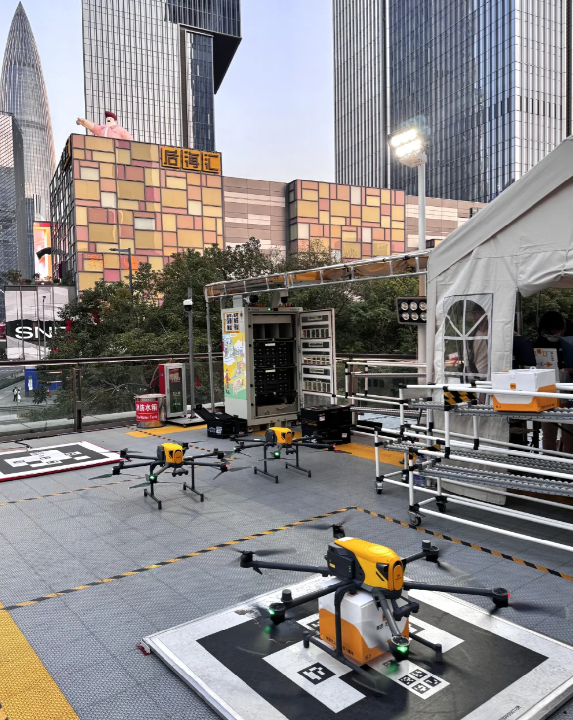 Shenzhen Drone Delivery Experience Guide. How to Order Drone Food Delivery in Shenzhen Parks 3