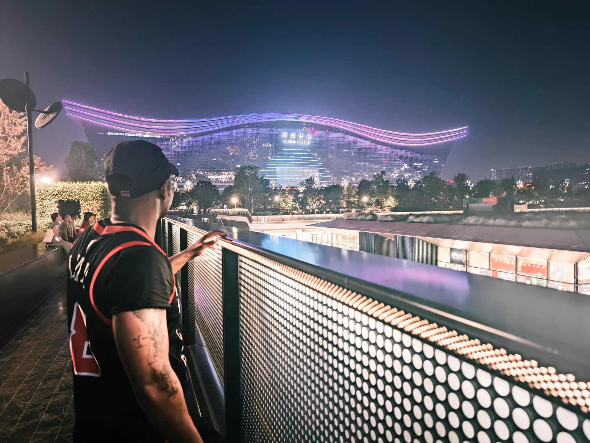 Chengdu After Dark: Bike Tour, Night Market & Light Shows travel scene 9