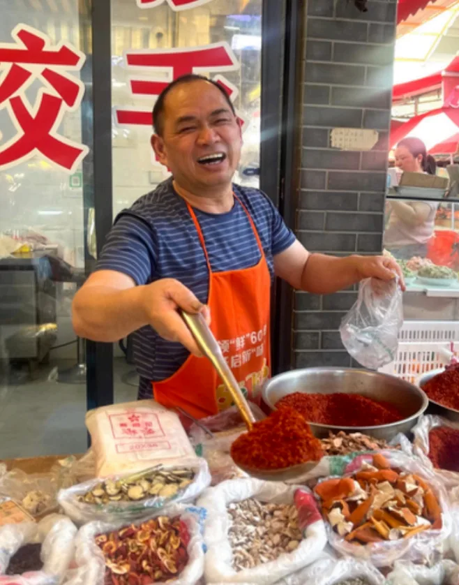 Chengdu Food & Culture Tour: Market, Tea & Calligraphy travel scene 1