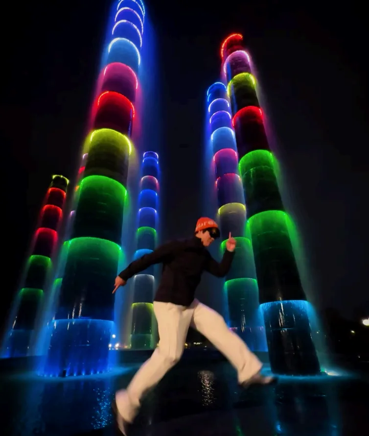 Chengdu After Dark: Bike Tour, Night Market & Light Shows travel scene 4