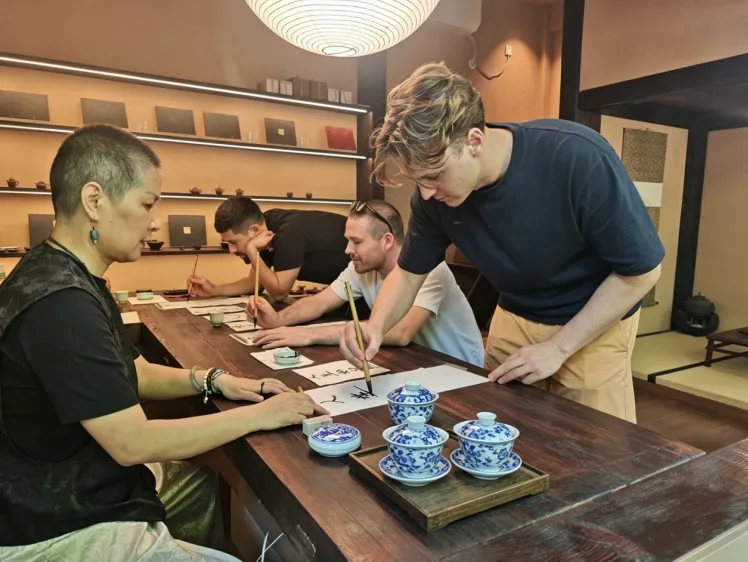 Chengdu Food & Culture Tour: Market, Tea & Calligraphy travel scene 3