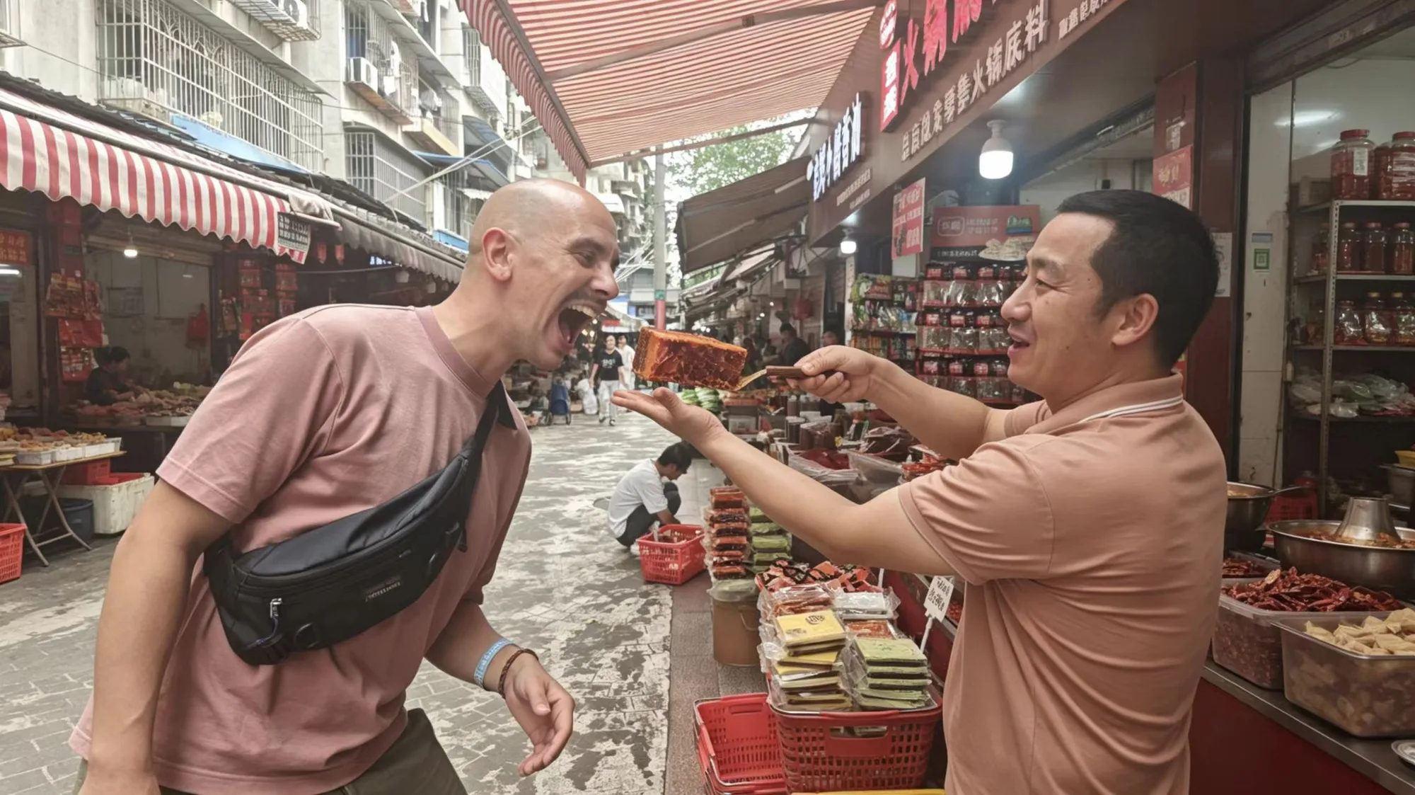 Chengdu Food & Culture Tour: Market, Tea & Calligraphy travel scene 4