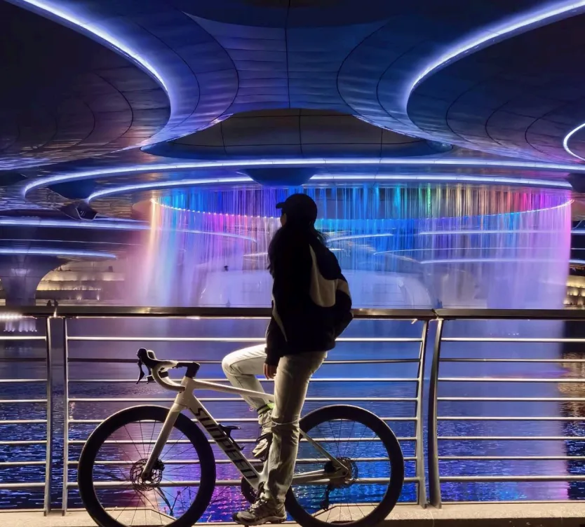 Chengdu After Dark: Bike Tour, Night Market & Light Shows travel scene 2